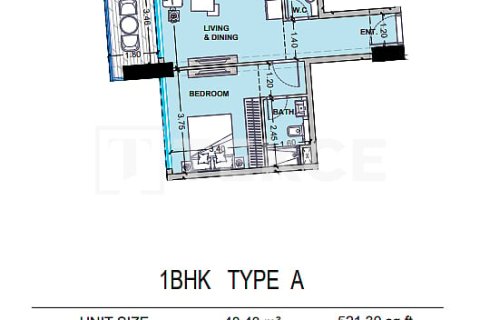Dubai Land, Dubai, संयुक्त अरब अमीरात में अपार्टमेंट, 1 बेडरूम, 56 वर्ग मीटर, संख्या 730787 - फ़ोटो 15