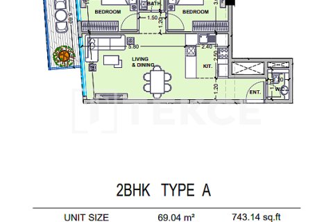 Apartment in Dubai Land, UAE 1 room, 34 sq.m. № 730786 - photo 16