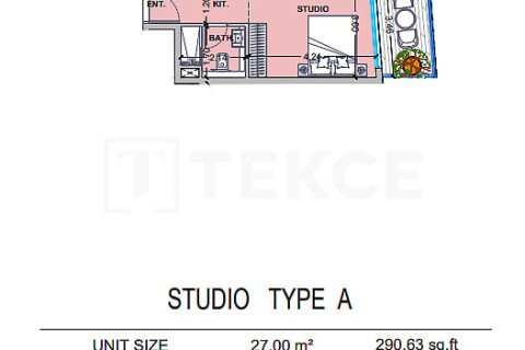 Apartment in Dubai Land, UAE 1 room, 34 sq.m. № 730786 - photo 11