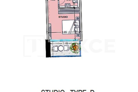 Apartment in Dubai Land, UAE 1 room, 34 sq.m. № 730786 - photo 14