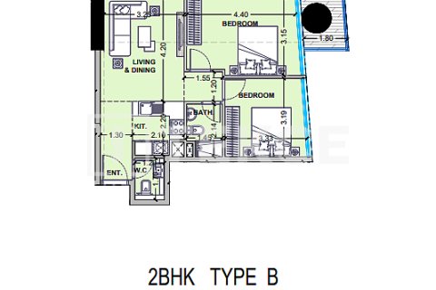 Apartment in Dubai Land, UAE 1 room, 34 sq.m. № 730786 - photo 17