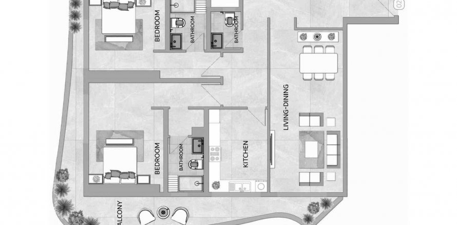 Apartment in One 678 Residences in Al Helio, Ajman, UAE 2 bedrooms, 165.7 sq.m. № 575975