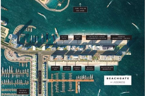 Apartment til salg i Dubai Harbour, Dubai, UAE 3 soveværelser, 148.2 kvm № 612276 - foto 9
