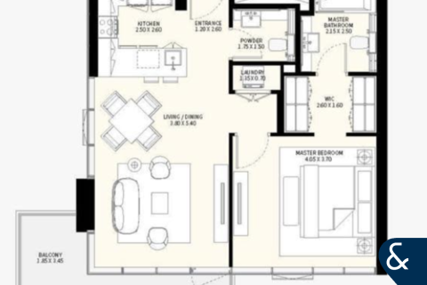 Mohammed Bin Rashid City, Dubai, UAE의 판매용 아파트 침실 1개, 81제곱미터 번호 667256 - 사진 11