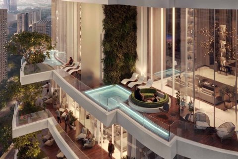 Byt v Business Bay, Dubai, SAE 1 ložnice, 76.5 m² Č.: 554344 - fotografie 1