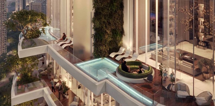 Byt v Business Bay, Dubai, SAE 1 ložnice, 76.5 m² Č.: 554344