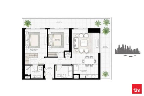 פנטהאוס למכירה ב Dubai Marina, Dubai, איחוד האמירויות 2 חדרי שינה, 129.5 מ"ר, מספר 646722 - תמונה 25