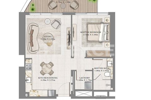 Byt v Dubai Harbour, SAE 2 ložnice, 128 m² Č.: 739453 - fotografie 9