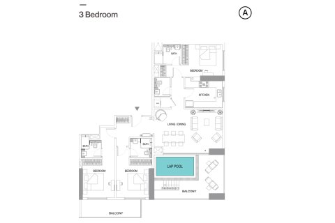 Apartament de vânzare în Jumeirah Village Circle, Dubai, EAU 1 cameră, 25 mp.  №728641 - poză 8