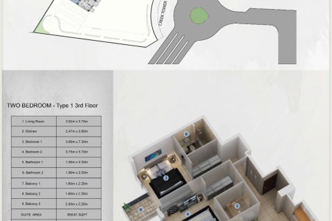 Wohnung zum Verkauf in Dubai Healthcare City, Dubai, VAE 1 Zimmer, 35 m2 Nr. 728643 - Foto 8