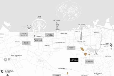 Lägenhet till försäljning i Dubai, UAE 2 sovrum, 132.4 kvm Nr. 660553 - fotografi 12
