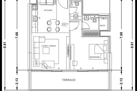 Appartement te koop in Dubai, VAE 1 slaapkamer, 76.9 vr.m., nr 645841 - foto 11