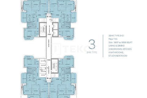 Appartement à vendre à Dubai, EAU 2 chambres, 97 m2 № 679589 - photo 28