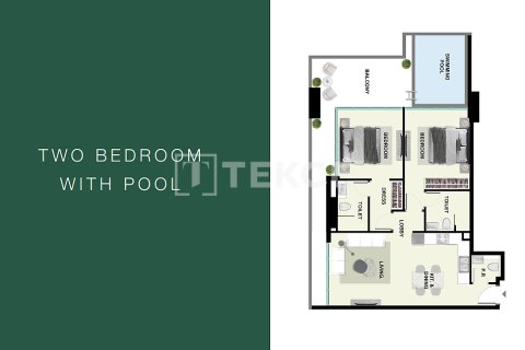 آپارتمان برای فروش در  Dubai Land، Dubai، امارات متحده عربی  2 خوابه ، 130 متر مربع ، شماره 679591 - تصویر 29