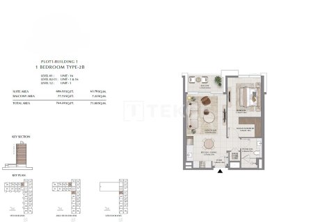 Apartament në Dubai, Emiratet e Bashkuara Arabe 3 dhoma gjumi, 166 m2. № 680540 - Foto 21