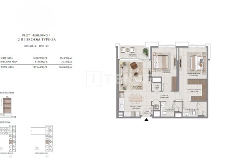 Apartament në Dubai, Emiratet e Bashkuara Arabe 3 dhoma gjumi, 166 m2. № 680540 - Foto 27