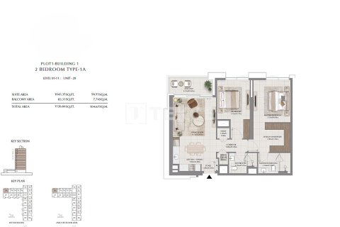 Apartament në Dubai, Emiratet e Bashkuara Arabe 3 dhoma gjumi, 166 m2. № 680540 - Foto 24