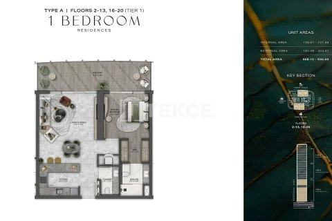 Apartamento en venta en Dubai, EAU 3 dormitorios, 224 m2 № 680538 - foto 25