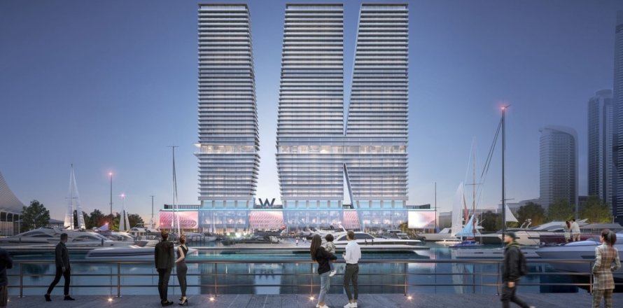 阿联酋 Dubai Dubai Harbour 公寓  1 卧, 98.48 平方米 , 编号 752999