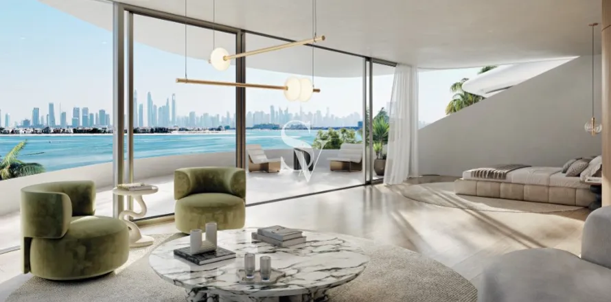 阿联酋 Dubai Palm Jumeirah 公寓  1 卧, 86 平方米 , 编号 657732