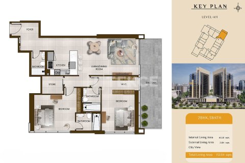 Müüa korter asukohaga Arjan, Dubai, AÜE: 2 magamistoaga, 132 m² Nr 695657 - pilt 20
