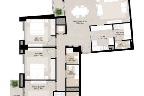Apartman u Camden u gradu Town Square, Dubai, UAE 1 spavaća soba, 58 m2 Br. 728589 - Slika 13