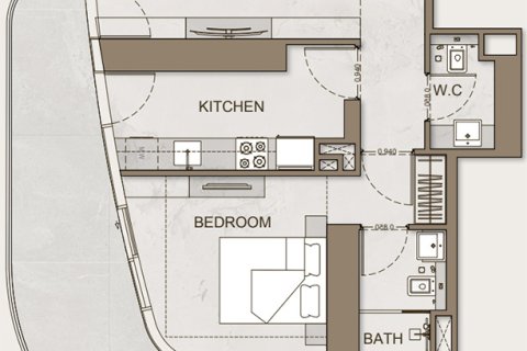 Wohnung zum Verkauf in Business Bay, Dubai, VAE 1 Schlafzimmer, 92 m2 Nr. 728591 - Foto 7