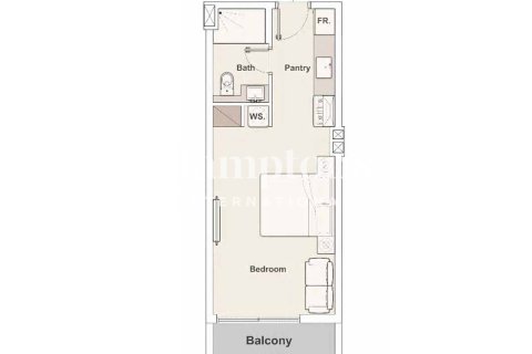 דירה להשכרה ב Jumeirah Village Circle, Dubai, איחוד האמירויות 1 חדר, 35.30314000 מ"ר, מספר 721415 - תמונה 6
