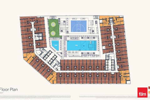 Apartamento en venta en Dubai Production City (IMPZ), Dubai, EAU 1 dormitorio, 60 m2 № 727830 - foto 13