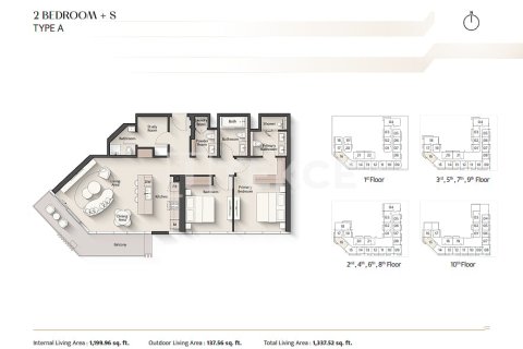 Müüa korter asukohaga Meydan, Dubai, AÜE: 2 magamistoaga, 110 m² Nr 741275 - pilt 20