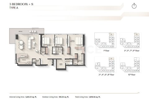 Müüa korter asukohaga Meydan, Dubai, AÜE: 2 magamistoaga, 110 m² Nr 741275 - pilt 19