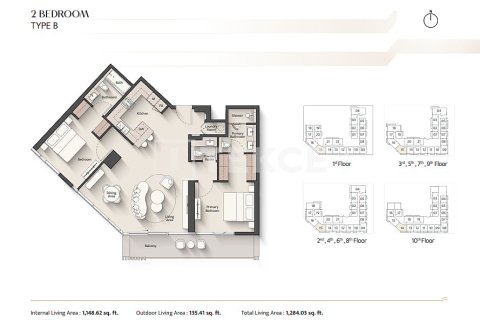 Müüa korter asukohaga Meydan, Dubai, AÜE: 2 magamistoaga, 110 m² Nr 741275 - pilt 21