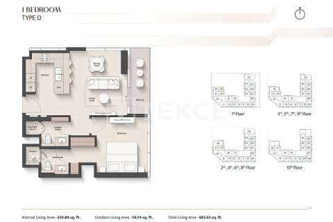 Müüa korter asukohaga Meydan, Dubai, AÜE: 2 magamistoaga, 110 m² Nr 741275 - pilt 23