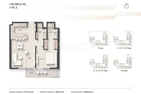 Müüa korter asukohaga Meydan, Dubai, AÜE: 2 magamistoaga, 110 m² Nr 741275 - pilt 17