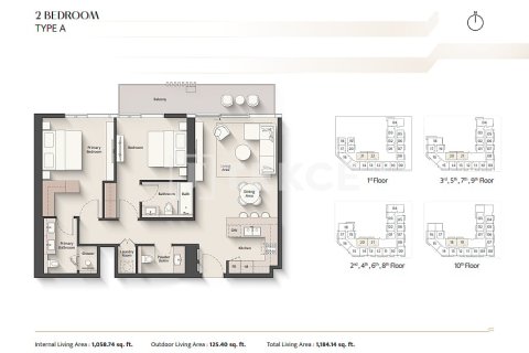 Müüa korter asukohaga Meydan, Dubai, AÜE: 2 magamistoaga, 110 m² Nr 741275 - pilt 22