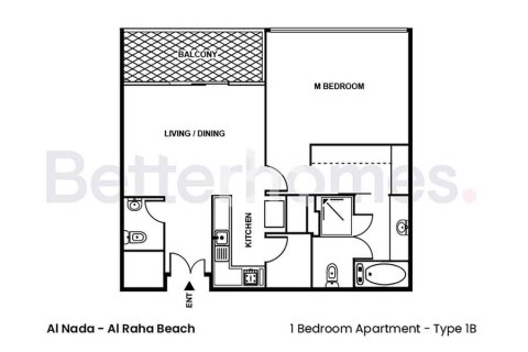 Снять в аренду квартиру в Al Raha Beach, Абу-Даби, ОАЭ 1 спальня, 96м2, № 614626 - фото 13
