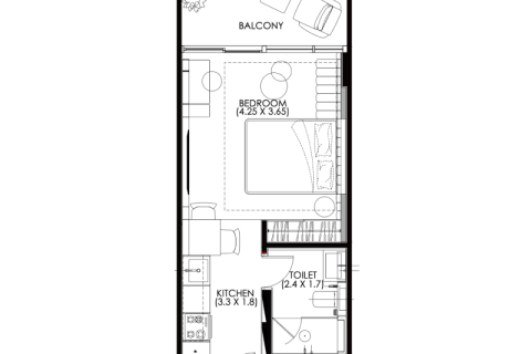 Apartman u gradu wasl gate, Dubai, UAE 1 soba, 37 m2 Br. 732512 - Slika 7
