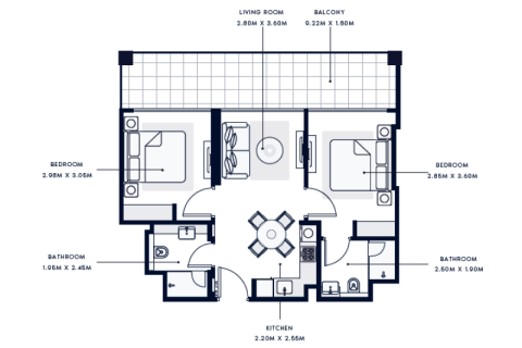 Appartamento in vendita a Mohammed Bin Rashid City, Dubai, EAU 1 camera, 32 mq. № 732698 - foto 5