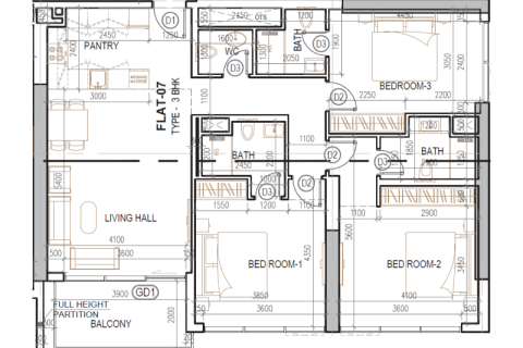 Apartman u gradu Jumeirah Village Circle, Dubai, UAE 1 spavaća soba, 76 m2 Br. 732701 - Slika 11