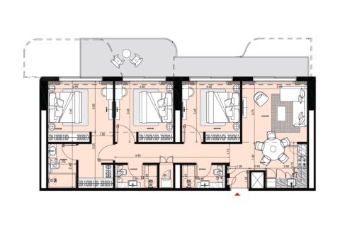 Купить квартиру в Дубай, ОАЭ 1 комната, 27м2, № 732697 - фото 6