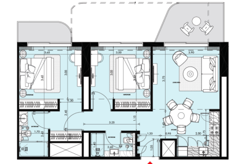 Купить квартиру в Дубай, ОАЭ 1 комната, 27м2, № 732697 - фото 5