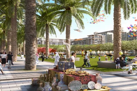 Appartement te koop in Town Square, Dubai, VAE 1 slaapkamer, 81 vr.m., nr 657735 - foto 4