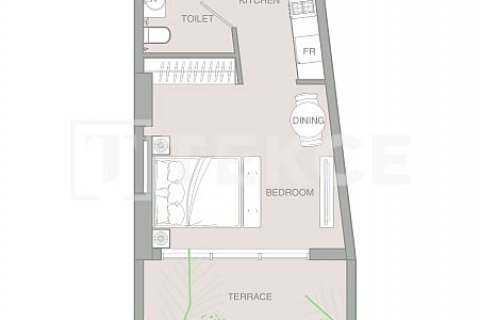 Byt v Jumeirah Village Circle, Dubai, SAE 1 ložnice, 70 m² Č.: 584860 - fotografie 19