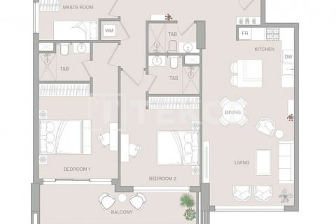 Byt v Dubai Land, SAE 2 ložnice, 125 m² Č.: 584858 - fotografie 16