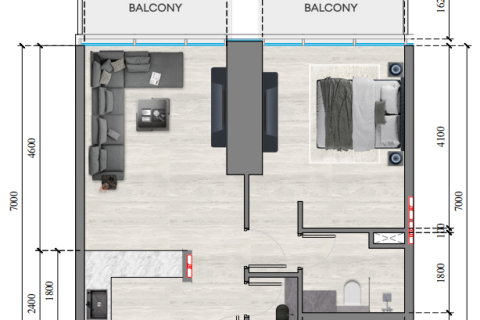Apartman u gradu Dubai, UAE 1 spavaća soba, 62 m2 Br. 729614 - Slika 12