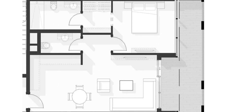 Al Jaddaf, Dubai, UAE의 아파트 침실 2개, 104제곱미터 번호 576141