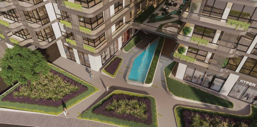 Apartmen di Dubai, UAE 1 bilik tidur, 67.7 meter persegi № 727728