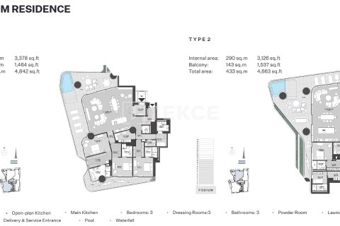 Appartement à vendre à Business Bay, Dubai, EAU 2 chambres, 204 m2 № 679594 - photo 30