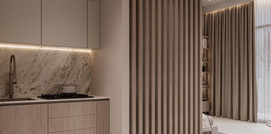 Apartmen di Cybele by Wadan di Dubai Land, UAE 1 bilik tidur, 65 meter persegi № 657052