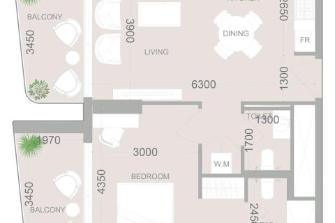 Appartamento in vendita a Dubai, EAU 1 camera da letto, 66 mq. № 645208 - foto 14